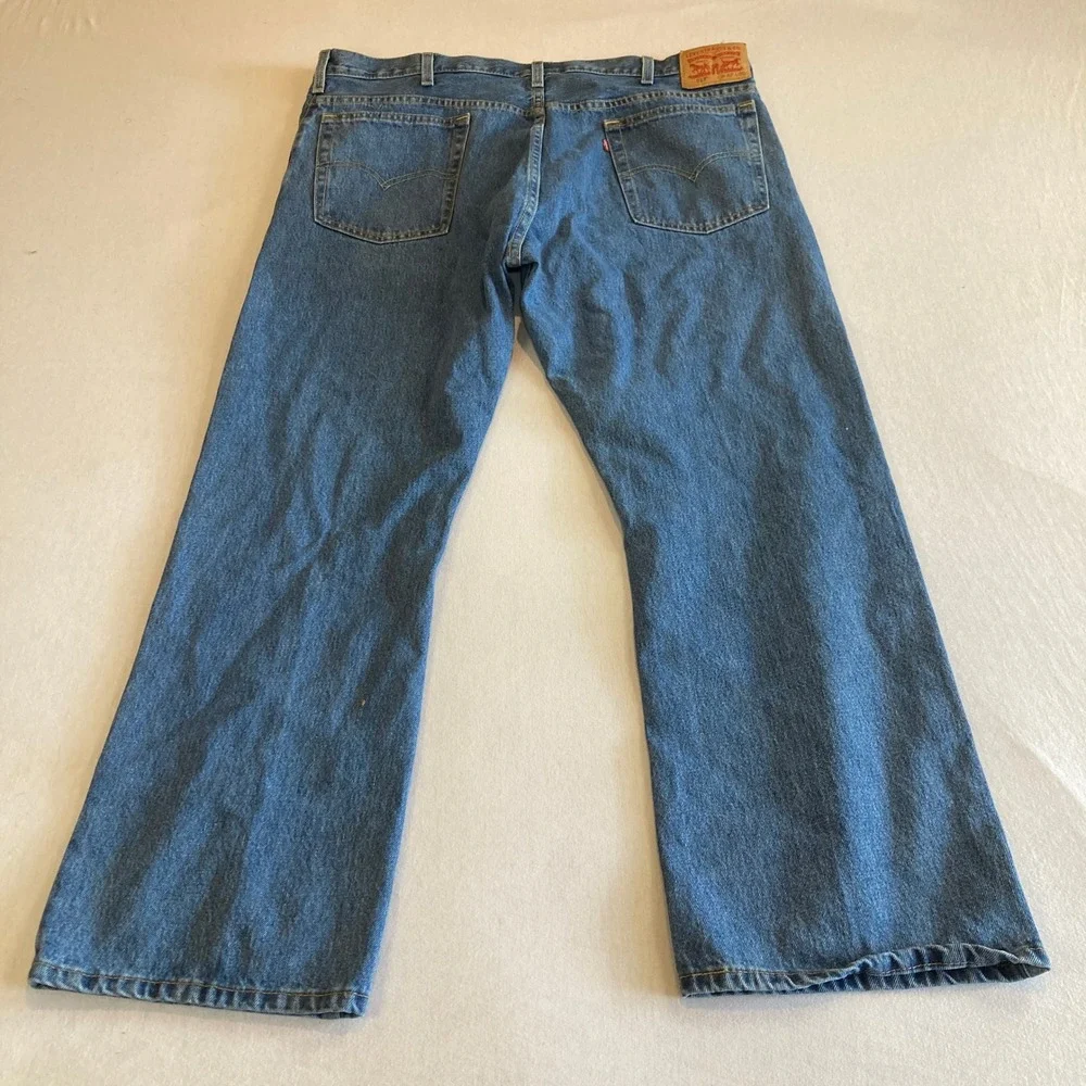 Levi's 517 Jeans Bootcut Mens 42x30 (Fit 40x29.5) Medium Wash Blue Denim